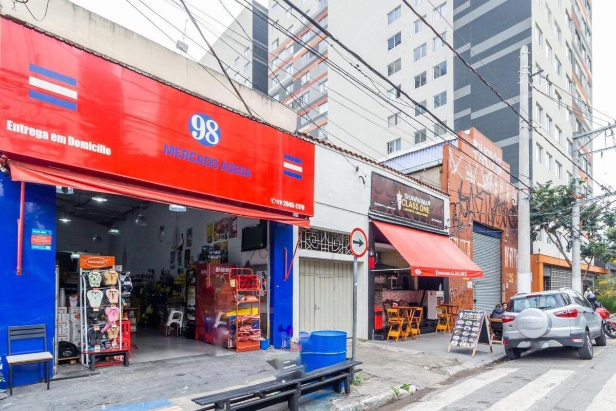 Inovador Studio No Bras Com Piscina/Metro Bras Sao Paulo Exterior foto